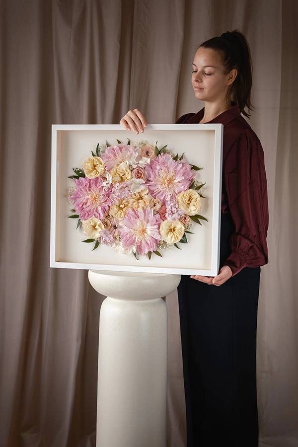 Obešanje končnega izdelka.